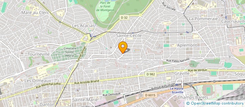 localisation de l'entreprise MONSIEUR MICKAEL DUVAL à LE HAVRE