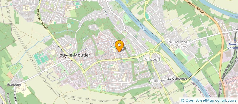 localisation de l'entreprise MONSIEUR MICKAEL DYCHUS  JOUY-LE-MOUTIER