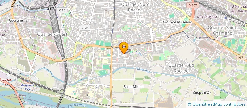 localisation de l'entreprise MONSIEUR MICKAEL EFE  AVIGNON