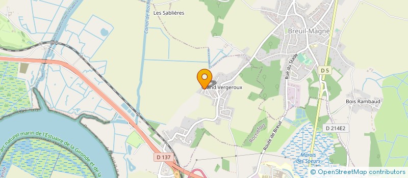 localisation de l'entreprise MONSIEUR MICKAEL EGRON  VERGEROUX