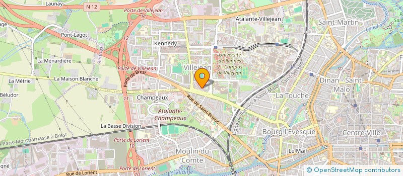 localisation de l'entreprise MONSIEUR MICKAEL EKABANI-MONDONE  RENNES