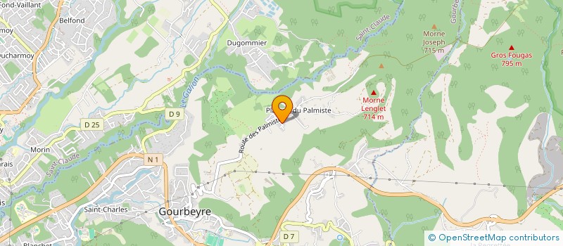 localisation de l'entreprise MONSIEUR MICKAEL ELEONORE  GOURBEYRE