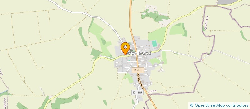 localisation de l'entreprise MONSIEUR MICKAEL ELIE  DIZY-LE-GROS