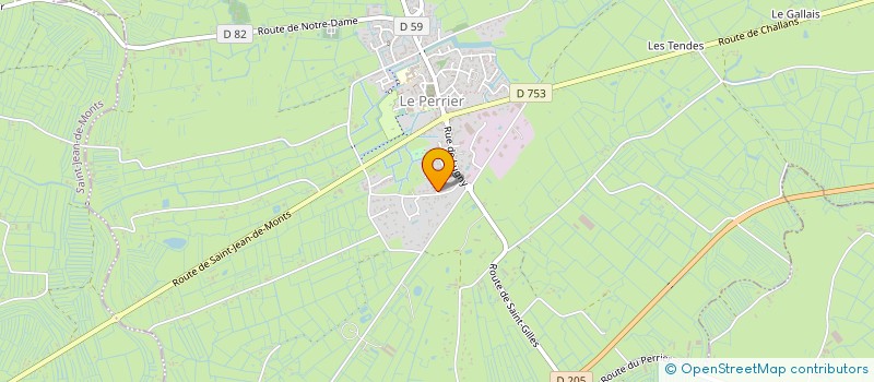 localisation de l'entreprise MONSIEUR MICKAEL ELINEAU  LE PERRIER