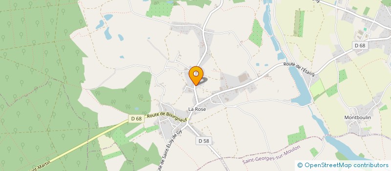 localisation de l'entreprise MONSIEUR MICKAEL ERINION  SAINT-MARTIN-D'AUXIGNY