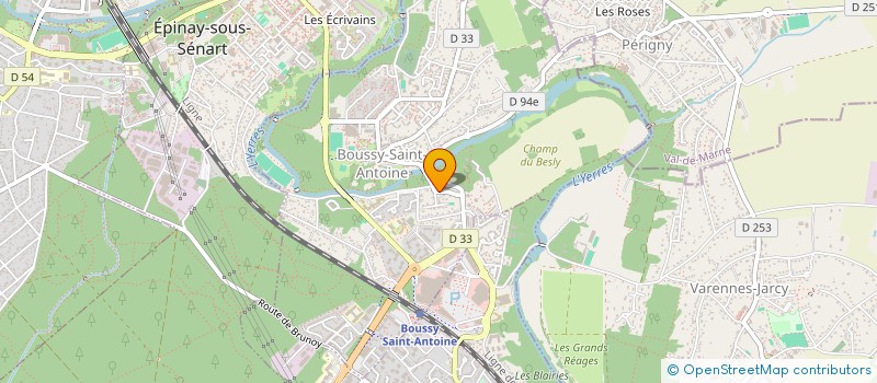 localisation de l'entreprise MONSIEUR MICKAEL ERRECART  BOUSSY-SAINT-ANTOINE