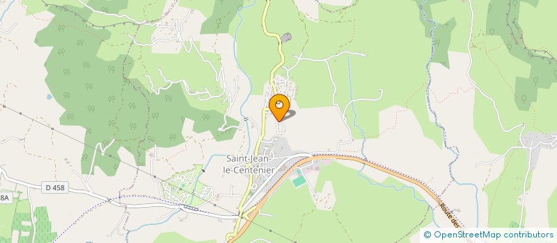localisation de l'entreprise MONSIEUR MICKAEL ESNARD  SAINT-JEAN-LE-CENTENIER