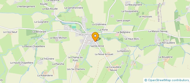 localisation de l'entreprise MONSIEUR MICKAEL ESNAULT  VALLONS-DE-L'ERDRE