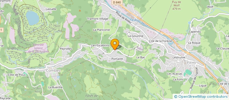 localisation de l'entreprise MONSIEUR MICKAEL ESPINOS  AUBIN