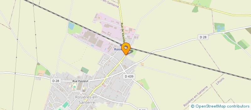 localisation de l'entreprise MONSIEUR MICKAEL EUGENE  ROSIERES-EN-SANTERRE