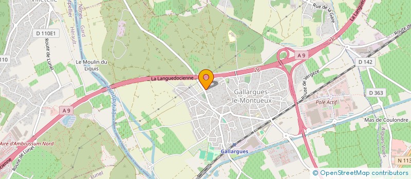 localisation de l'entreprise MONSIEUR MICKAEL EUZEBY à GALLARGUES-LE-MONTUEUX