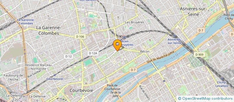 localisation de l'entreprise MONSIEUR MICKAEL EVANNO à COURBEVOIE