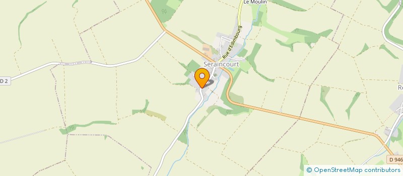 localisation de l'entreprise MONSIEUR MICKAEL EVRARD  SERAINCOURT