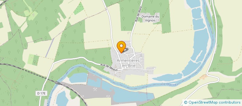 localisation de l'entreprise MONSIEUR MICKAEL FABING à ARMENTIERES-EN-BRIE