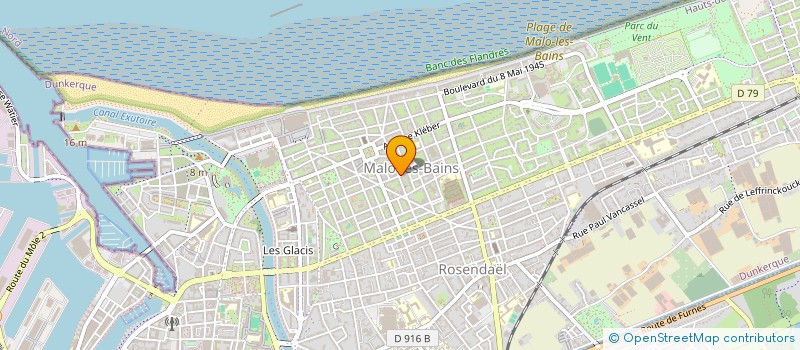 localisation de l'entreprise MONSIEUR MICKAEL FACOMPRE à DUNKERQUE