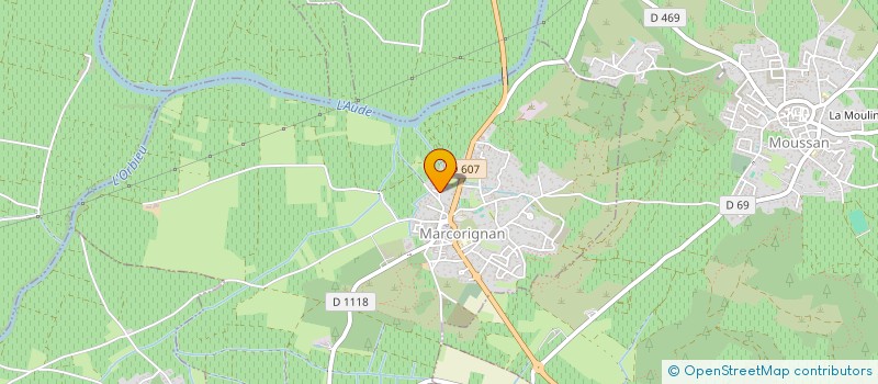 localisation de l'entreprise MONSIEUR MICKAEL FALGUERA  MARCORIGNAN