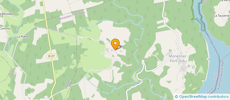 localisation de l'entreprise MONSIEUR MICKAEL FARGE  MONESTIER-PORT-DIEU