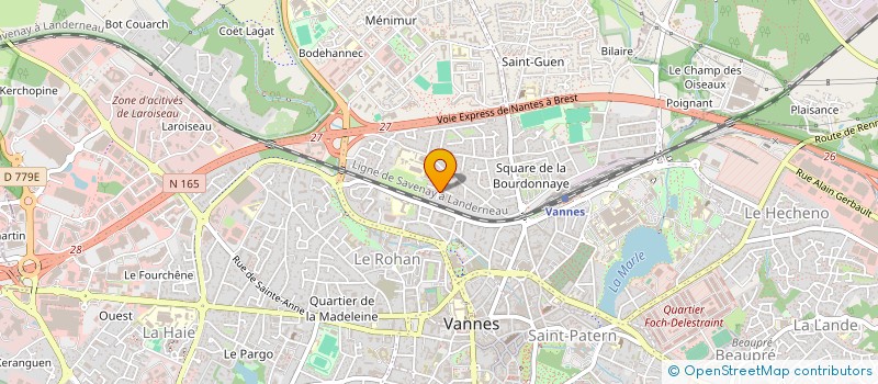 localisation de l'entreprise MONSIEUR MICKAEL FAVIER à VANNES