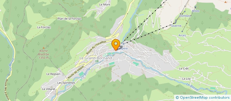 localisation de l'entreprise MONSIEUR MICKAEL FAVRE-FELIX  LE GRAND-BORNAND