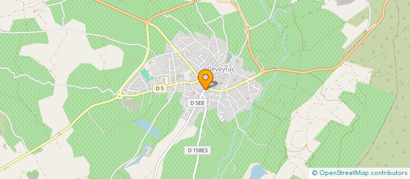 localisation de l'entreprise MONSIEUR MICKAEL FAYEULLE  VILLEVEYRAC