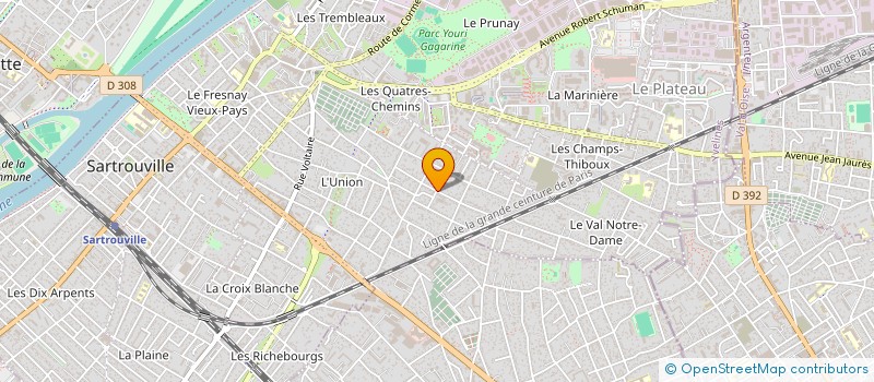 localisation de l'entreprise MONSIEUR MICKAEL FERNANDES à SARTROUVILLE