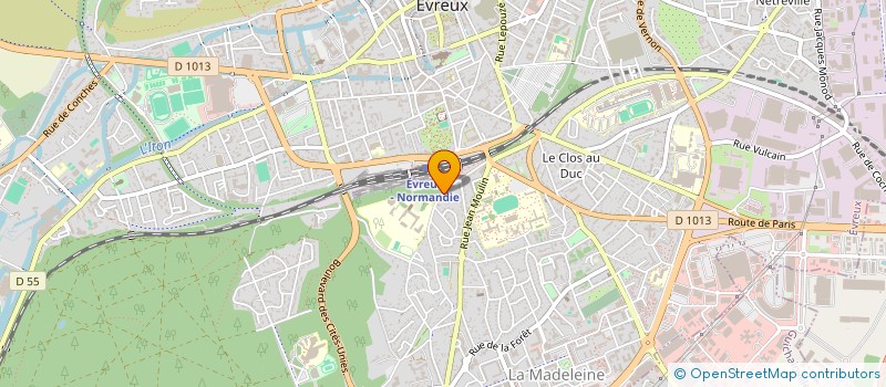 localisation de l'entreprise MONSIEUR MICKAEL FERON à EVREUX