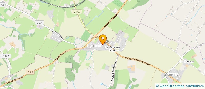 localisation de l'entreprise MONSIEUR MICKAEL FERRE  HEULAND