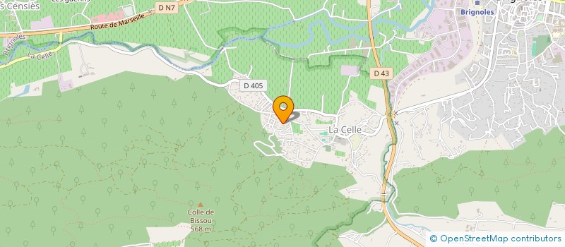 localisation de l'entreprise MONSIEUR MICKAEL FERREIRA  LA CELLE