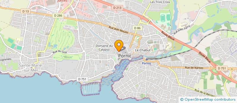 localisation de l'entreprise MONSIEUR MICKAEL FERRON à PORNIC