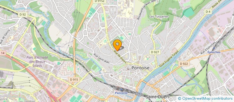 localisation de l'entreprise MONSIEUR MICKAEL FILHOL  PONTOISE