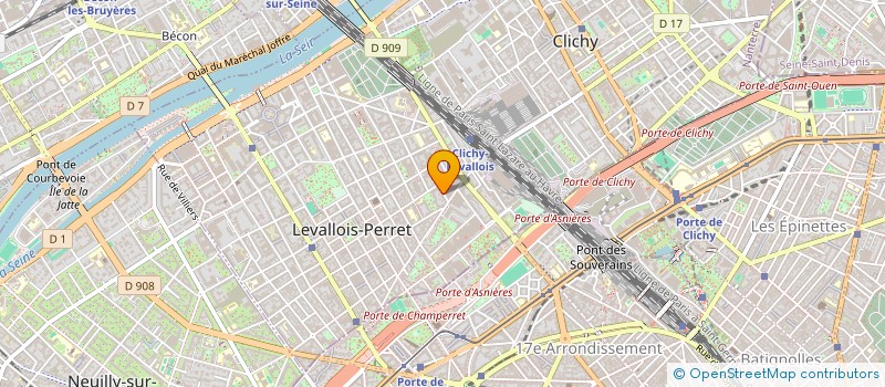 localisation de l'entreprise MONSIEUR MICKAEL FINEL à LEVALLOIS-PERRET