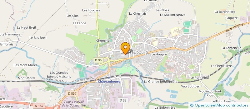 localisation de l'entreprise MONSIEUR MICKAEL FLAGEUL  CHATEAUBOURG