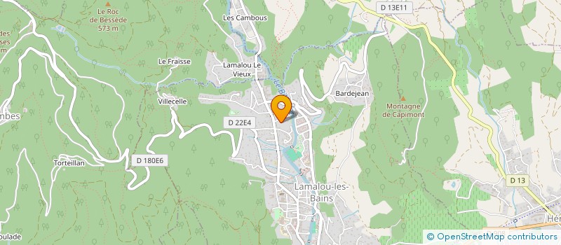 localisation de l'entreprise MONSIEUR MICKAEL FLAMBARD à LAMALOU-LES-BAINS