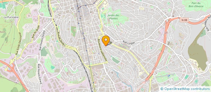 localisation de l'entreprise MONSIEUR MICKAEL FLANDIN  SAINT-ETIENNE