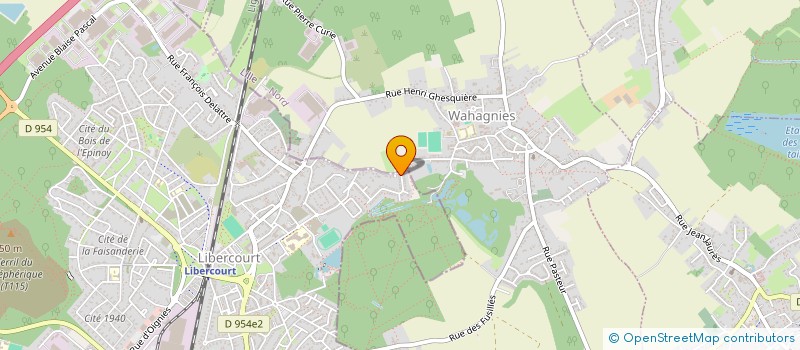 localisation de l'entreprise MONSIEUR MICKAEL FLANQUART  LIBERCOURT