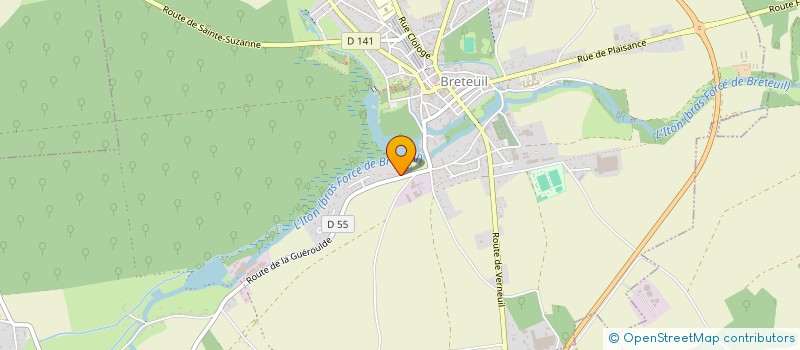 localisation de l'entreprise MONSIEUR MICKAEL FLET  BRETEUIL