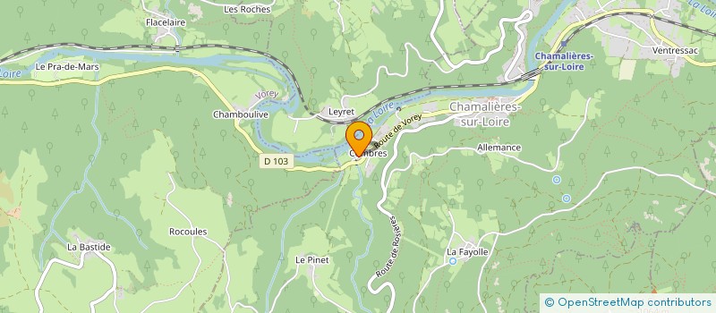 localisation de l'entreprise MONSIEUR MICKAEL FLEURY  CHAMALIERES-SUR-LOIRE