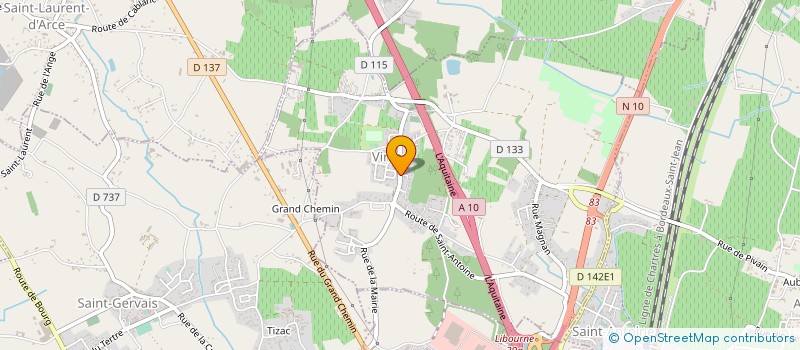 localisation de l'entreprise MONSIEUR MICKAEL FLOC  VIRSAC