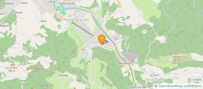 localisation de l'entreprise MONSIEUR MICKAEL FLORO à EYCHEIL
