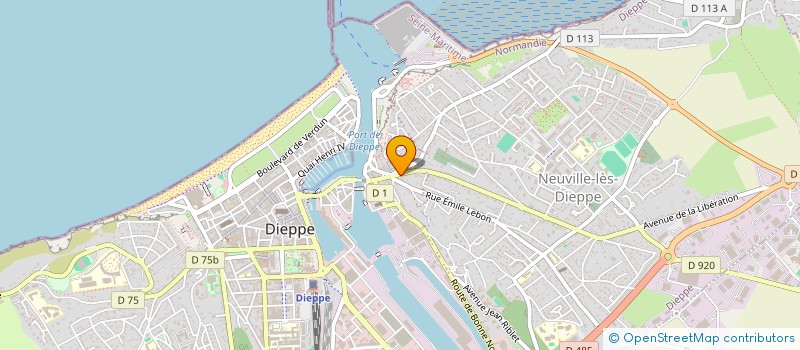 localisation de l'entreprise MONSIEUR MICKAEL FLOUR  DIEPPE