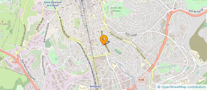 localisation de l'entreprise MONSIEUR MICKAEL FOLLIET  SAINT-ETIENNE