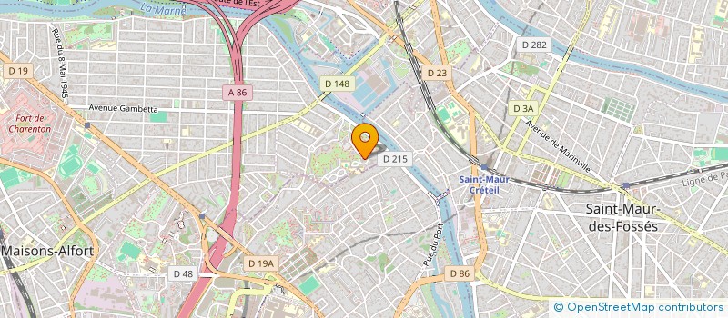 localisation de l'entreprise MONSIEUR MICKAEL FONBLEU  MAISONS-ALFORT