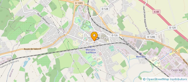 localisation de l'entreprise MONSIEUR MICKAEL FONTAINE  MOIRANS