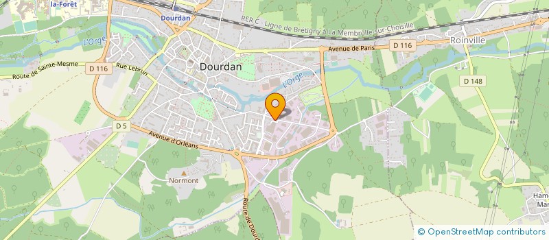 localisation de l'entreprise MONSIEUR MICKAEL FONTAINE  DOURDAN