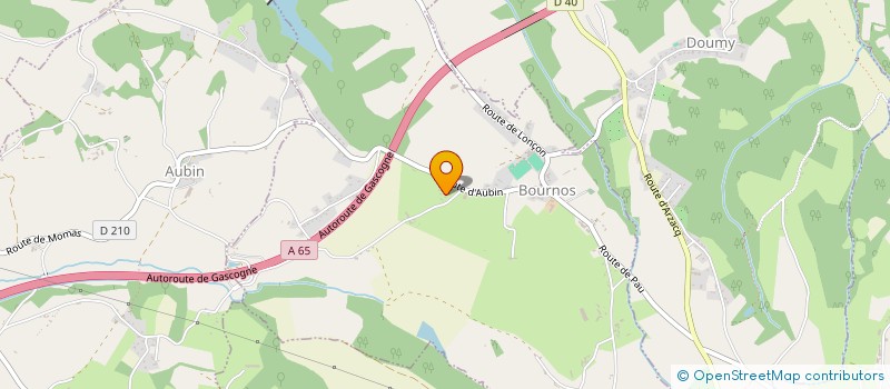 localisation de l'entreprise MONSIEUR MICKAEL FONTAINE  BOURNOS