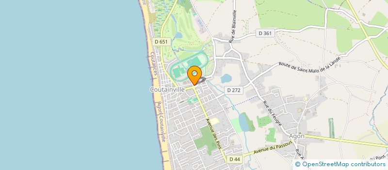 localisation de l'entreprise MONSIEUR MICKAEL FONTY  AGON-COUTAINVILLE