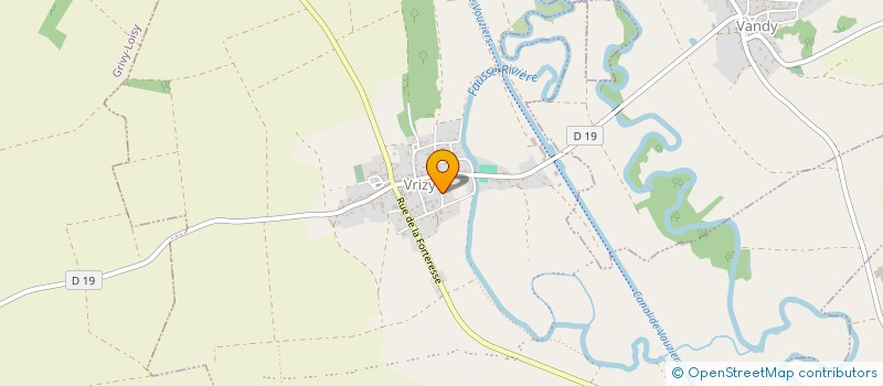 localisation de l'entreprise MONSIEUR MICKAEL FORET  VOUZIERS