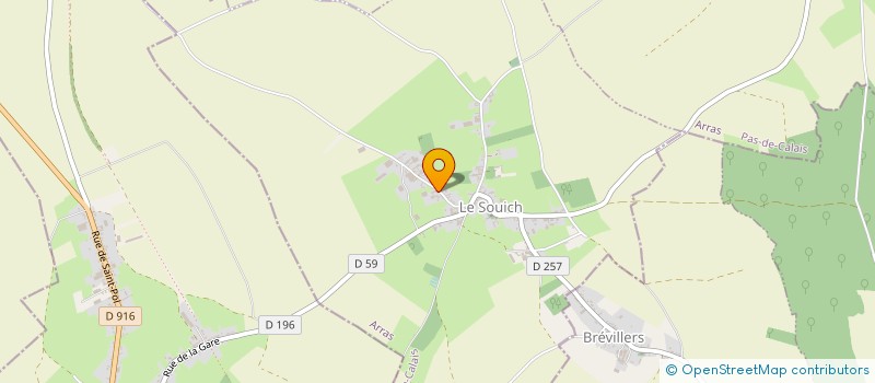 localisation de l'entreprise MONSIEUR MICKAEL FORTIEZ  LE SOUICH