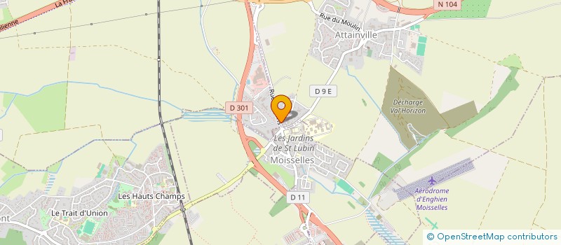 localisation de l'entreprise MONSIEUR MICKAEL FORTIN à MOISSELLES