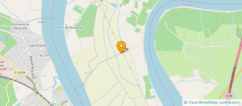 localisation de l'entreprise MONSIEUR MICKAEL FOURCADE  FRONSAC